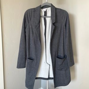 Lularoe gray cardigan with pockets, size Small